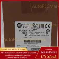 22B-D010N104 Allen Bradley SER A Powerflex 40 AC Drive 5HP SEALED