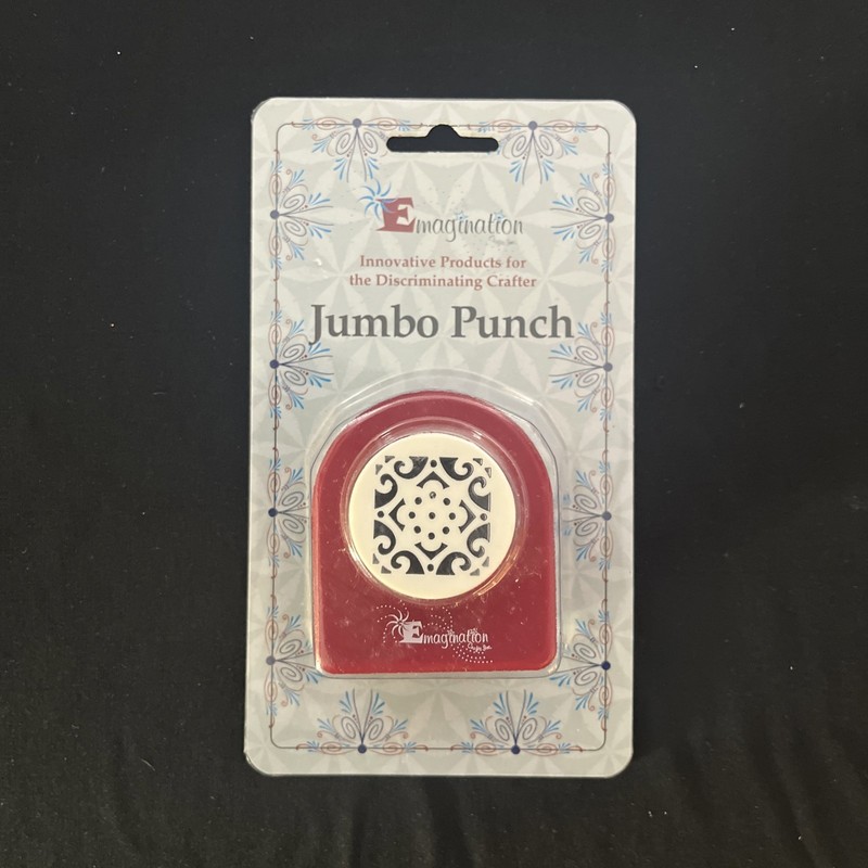 Ornate Pattern Jumbo Hole Punch Emagination paper Scrapbook Craft Shape