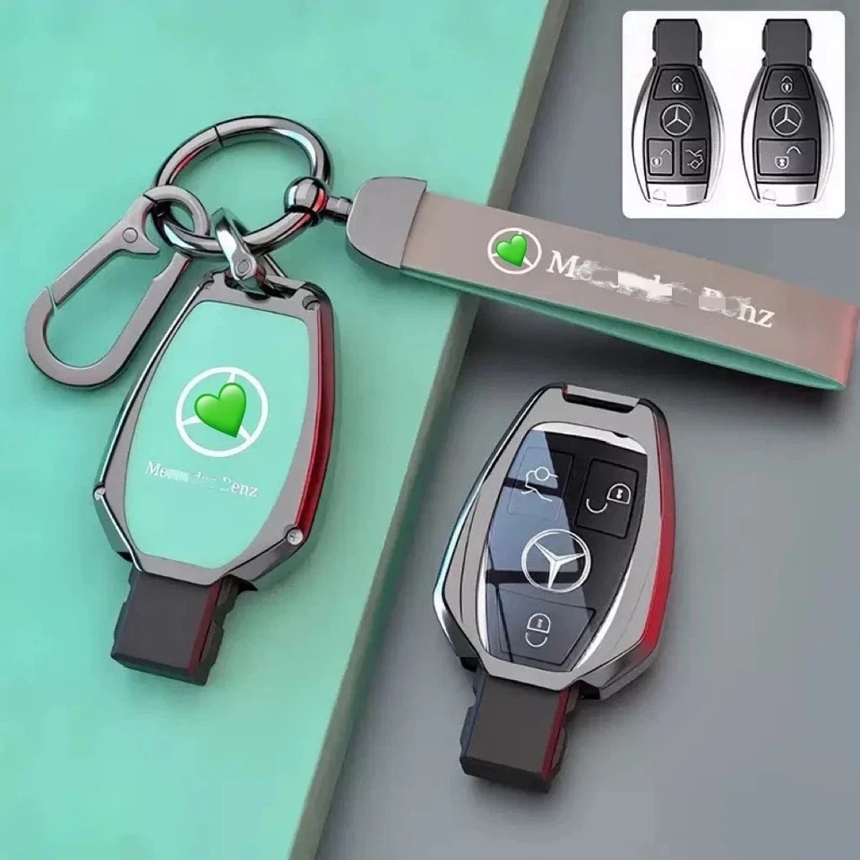 Funda de cuero para llavero Mercedes-Benz C E S GLK CLS 560 A63 GTR AMG Foto 4 de 4