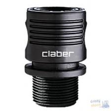 Claber Spa Automatic Port Claber 91494 1/2 Black Plastic