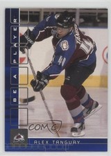 2001-02 ITG Be A Player Memorabilia Sapphire 94/100 Alex Tanguay #13 4j8