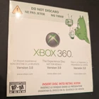 Promotional-only Xbox 360 The Experience Disc Version 3.0 Retail Kiosk RARE