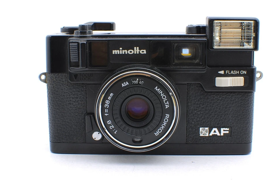 [Fast neuwertig] Minolta Hi-Matic AF analoge Kompaktkamera 35 mm f/2,8 38 mm Japan - Bild 3 von 4