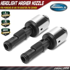 2x Front Headlight Washer Nozzle Jet for Porsche 911 991 718 Boxster 718 Cayman