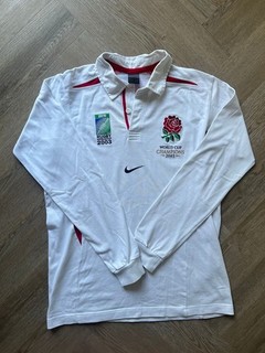 England Rugby Union Jersey By Nike 2003 Rugby World Champions Size Large