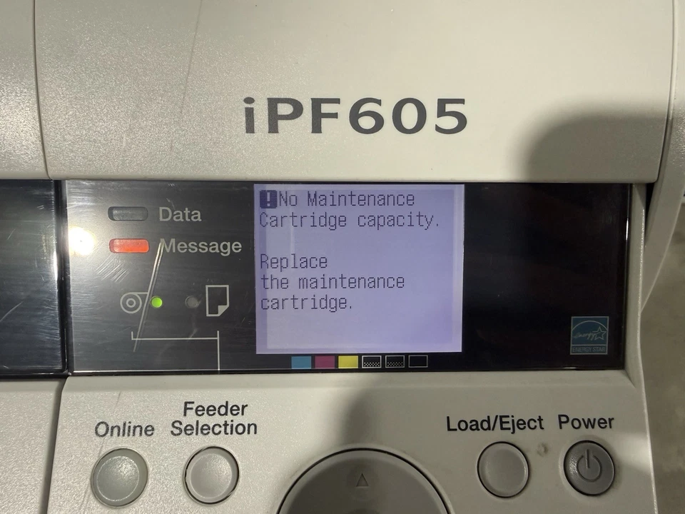 Impressora Canon imagePROGRAF 24" iPF605 Grande Formato -Local - Liga -Leia abaixo - Imagem 3 de 4