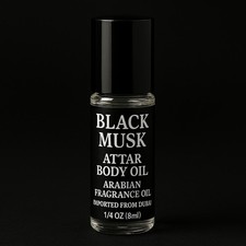Black Musk and more Body Oil • Concentrated Attar • Arabian Fragrance Roll-On