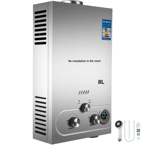 VEVOR GPL Riscaldatore Di Acqua Calda Riscaldatore Di Acqua a Gas Istantaneo Cal - Foto 12 di 18
