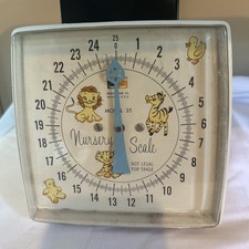 Sunbeam White Mechanical VINTAGE Nursery Scale Mid-Century