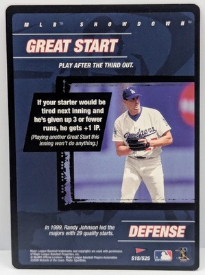 2000 MLB Showdown Pennant Run GREAT START #S15 KEVIN BROWN Los Angeles DODGERS