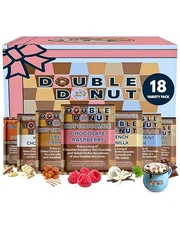 Double Donut Coffee Flavored Hot Chocolate Variety Pack 18 Ct