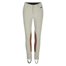 Kerrits Girls Dynamic Fabric Crossover Sand Extended Knee Patch Jodhpurs - Sizes