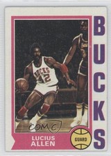 1974-75 Topps Lucius Allen #19 0a1