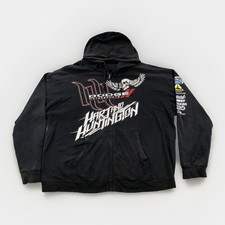 Hart Huntington Hoodie Mens 2xl Black Full Zip Dodge Motorsports Racing Skull Hart Huntington Hoodie Mens 2xl Black Full Zip Dodge Motorsports Racing Skull