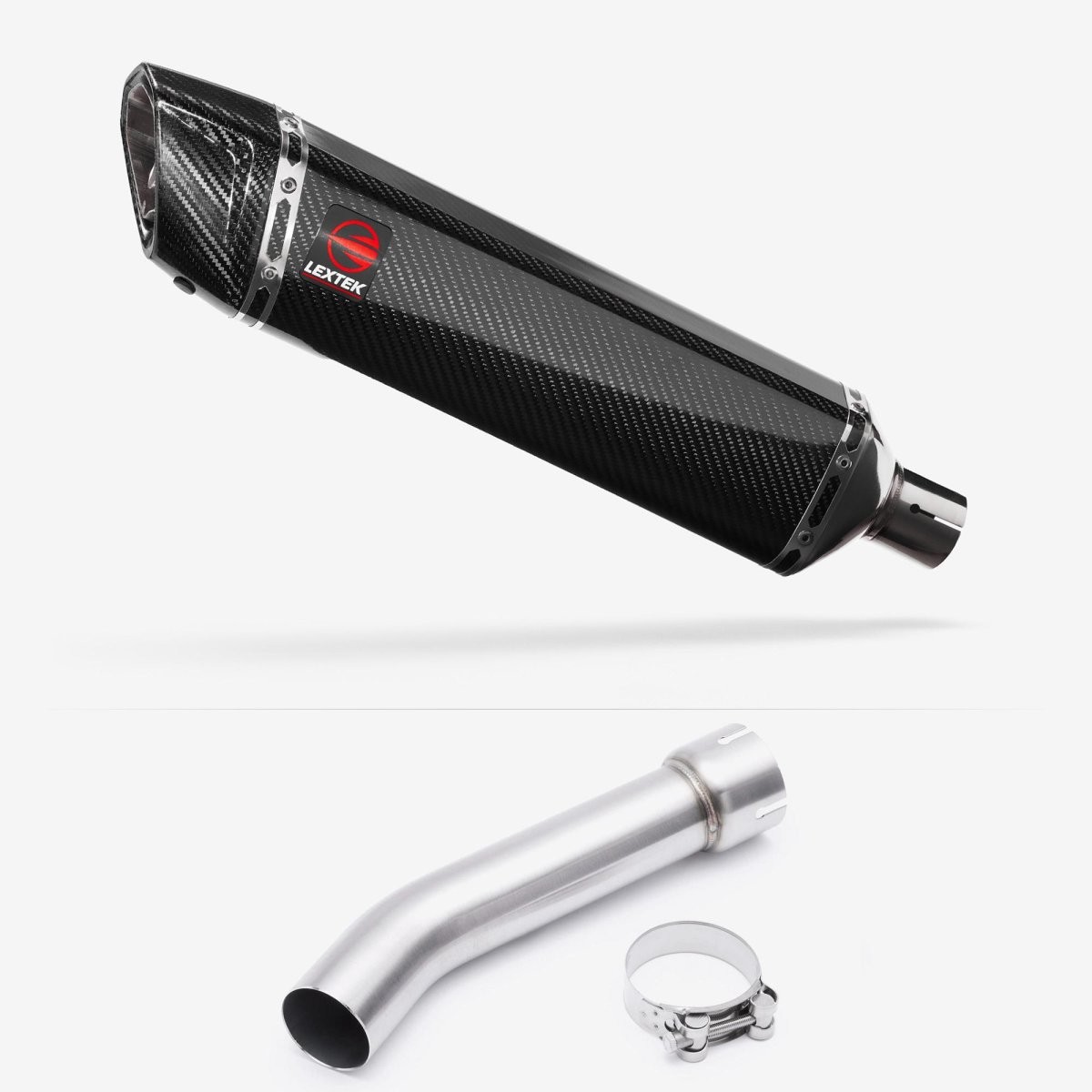 Lextek SP7C Carbon Fibre Exhaust with Link Pipe for Yamaha FZ1 (06-15) Clamp-on