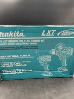 Makita XT297T 18V LXT 1/2" Hammer Drill Driver & Impact Driver Combo Kit New