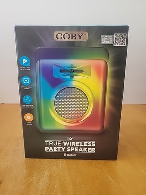 Coby True Wireless Party Speaker Bluetooth NIB 
