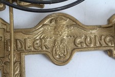 Adlergong Friedrich Mauthe Werkhalter Spiralgong Regulator Gro&szlig;uhr Wanduhr76S75