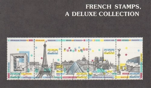 FRENCH STAMPS BICENTENNIAL FIRST DAY OF ISSUE 1989 VOLUMN 1600