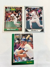 (3) WADE BOGGS-1992 TOPPS ALL STAR#399-1991 LEAF#273-1993 SCORE SELECT#48
