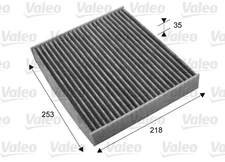 715693 Valeo filter, interior air for Porsche