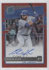 2020 Panini Donruss Optic Red Mojo Prizm 15/99 Edwin Rios #RRS-ER Auto RC 0zg6