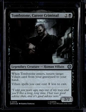 Tombstone, Career Criminal - 70 - SPM - Foil - NM - MTG Magic the Gathering