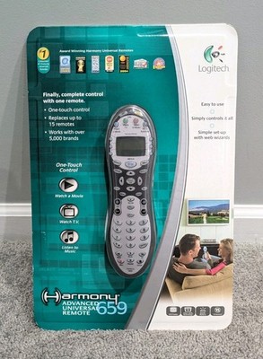 Brand New Logitech Harmony 659 Advanced Universal Remote Control Gray Sealed 