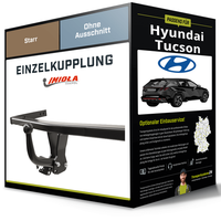 Starre AnhäNgerkupplung für Hyundai Tucson 2020-2024 Typ NX4E Imiola Hak-Pol NEU