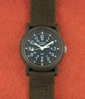 Vintage 1987 Timex Camper MacGuyver Military Dial Women's Field Watch 25mm
