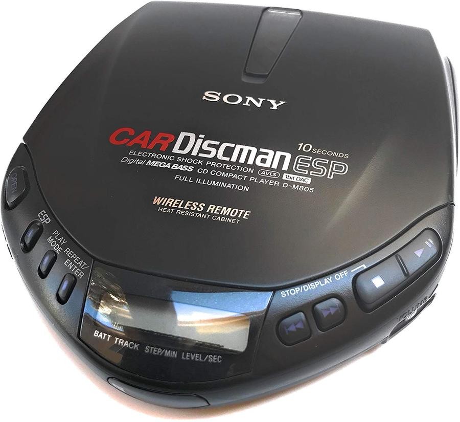 Sony Car DiscMan Personal CD Player Mega Bass - Wireless