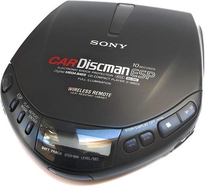 Sony Car DiscMan Personal CD Player Mega Bass - Wireless
