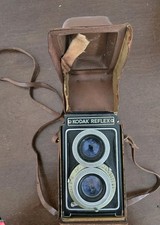 Kodak Reflex TLR w/ Anastigmat 80mm f3.5 Lens W/ Original Case - For Parts Only
