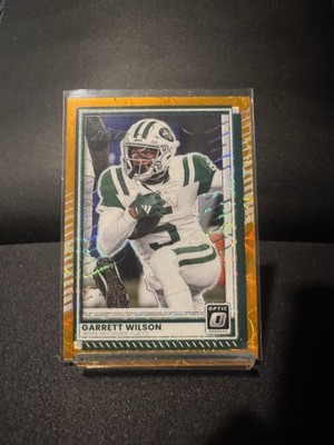 2025 Panini Donruss Optic Garrett Wilson #95 Orange Scope Prizm /79