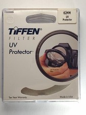 TiFFEN 62mm UV Protector Glass Lens Filter MADE IN USA 