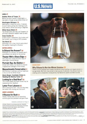 U.S. NEWS & WORLD REPORT Feb 12 2007 Overselling Ethanol Ike Skelton Mitt Romney - Imagen 2 de 3