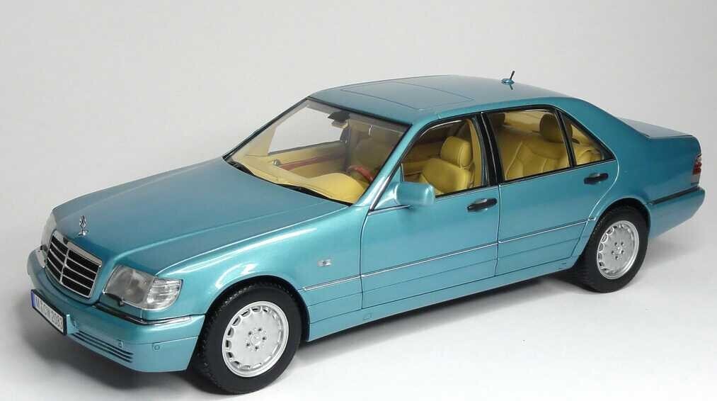 NOREV 1997 Mercedes Benz S500 W140 Light Blue Metallic 1:18*Brand
