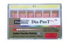 DiaDent Tapered Dia-PRO T Gutta Percha Points ML.029 All Sizes F1 to F5 60/Box