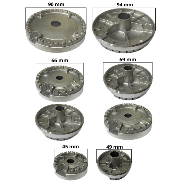Ariston Indesit Kit Rinnovo Griglie Bruciatori Spartifiamma Cucina - Foto 3