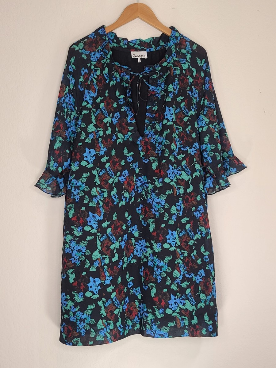 ワンピース ganni flower pattern dress 22028469_52641335_600.jpg