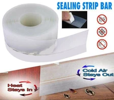 Door Seal Under Door Weather Stripping Sweep Bottom Seal Strip Draft Stoppers US