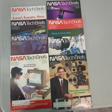 NASA Tech Briefs Magazine lot of 8 vintage 1991