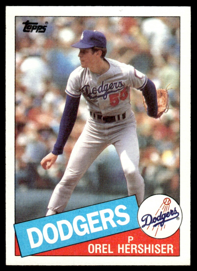OREL HERSHISER 1985 TOPPS RC #493