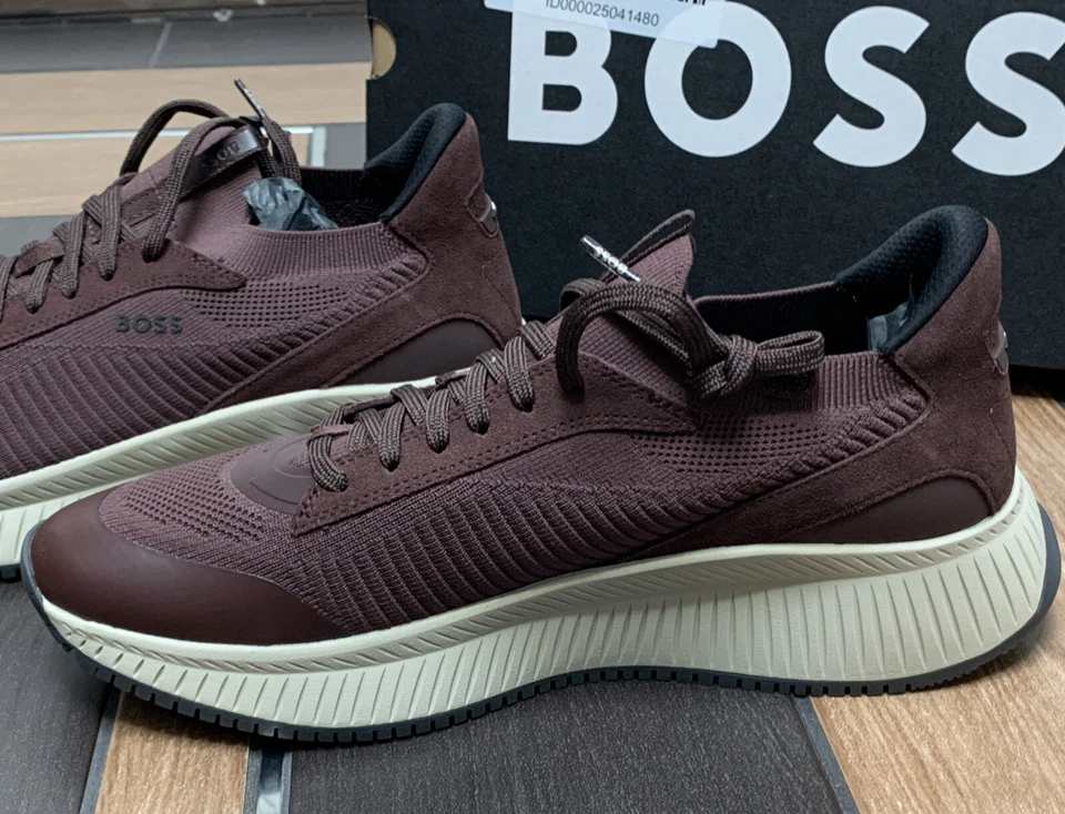 NIB Hugo Boss TTNM EVO_Slon_knrsd Dark Red [50523113-602] Size 10 - Image 4 of 4