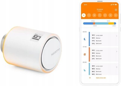 E11 NETATMO NAV NRV01 Heizkörperthermostat intelligenter Bedienung programmierba
