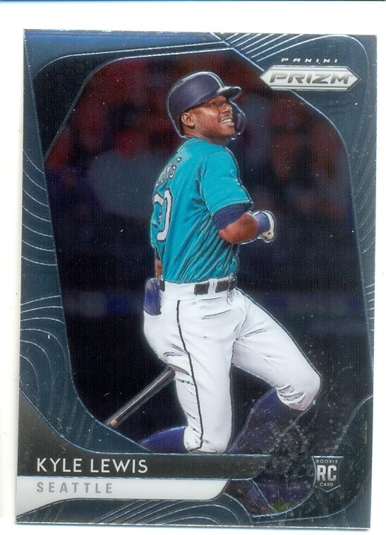 2020 Panini Prizm Baseball White Wave card 94 - Kyle Lewis - Seattle
