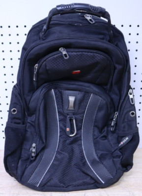 Swiss Gear Airflow Black 19 Inch Laptop Backpack Bag Media Tablet Smart Scan USA