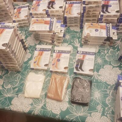 TruForm 8865 UNISEX CT Below Knee Stockings Compression 20-30 Size & Color S-3X