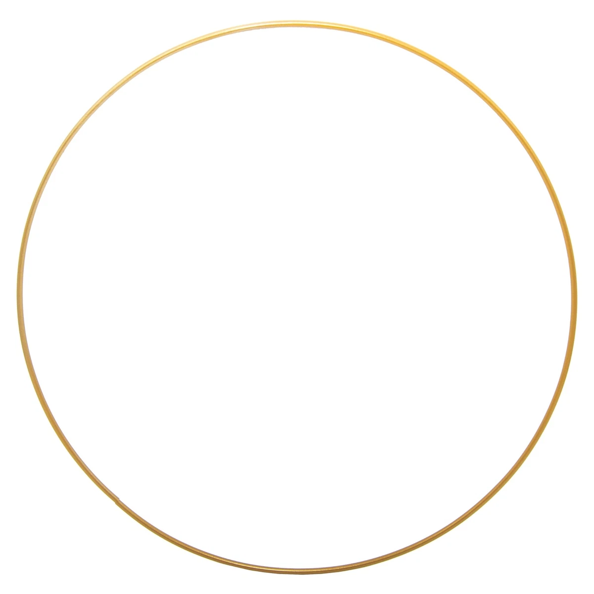 YapitHome 6 Gold Metallringe - Perfekt Für Makramee & Deko