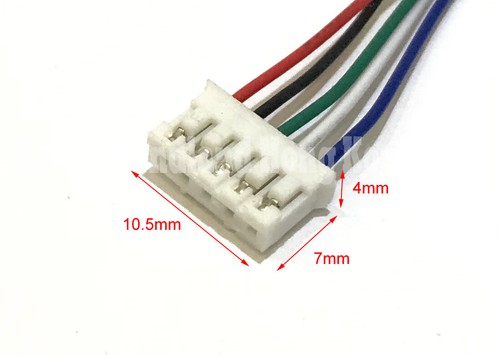 JST-PH 2.0mm to SH 1.0mm 5-Pin Connector 20cm Wire for Industrial Robotics 2pcs - Picture 3 of 4